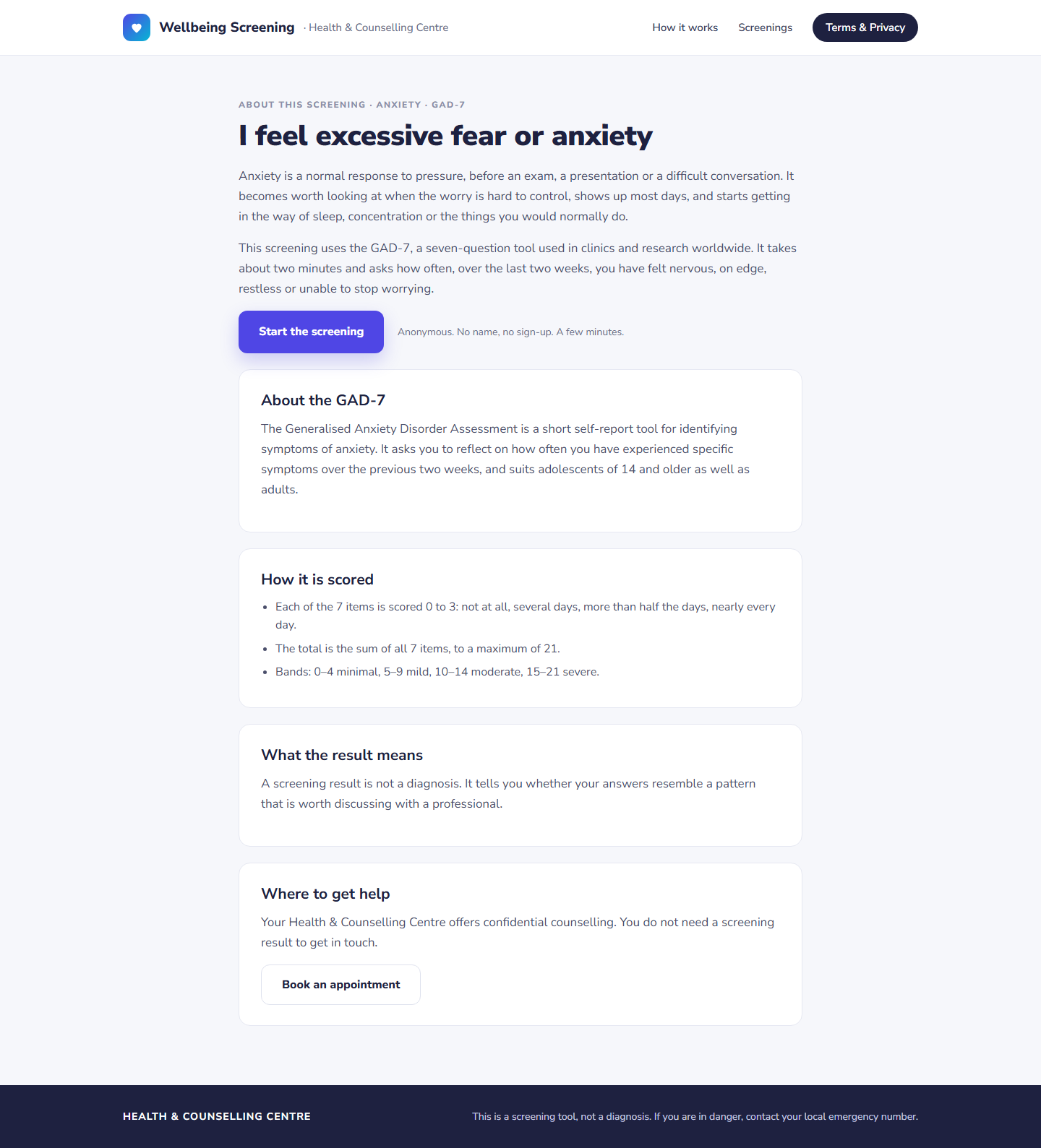 Learn Page
